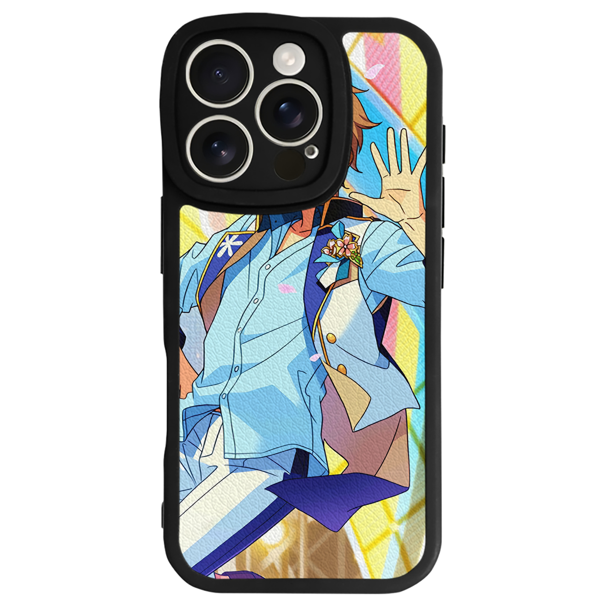 （画像用） あんさんぶるスターズ! Ensemble Stars 【iPhone 16シリーズ対応】シリコンスマホケース（レザー調） 材質：シリコン